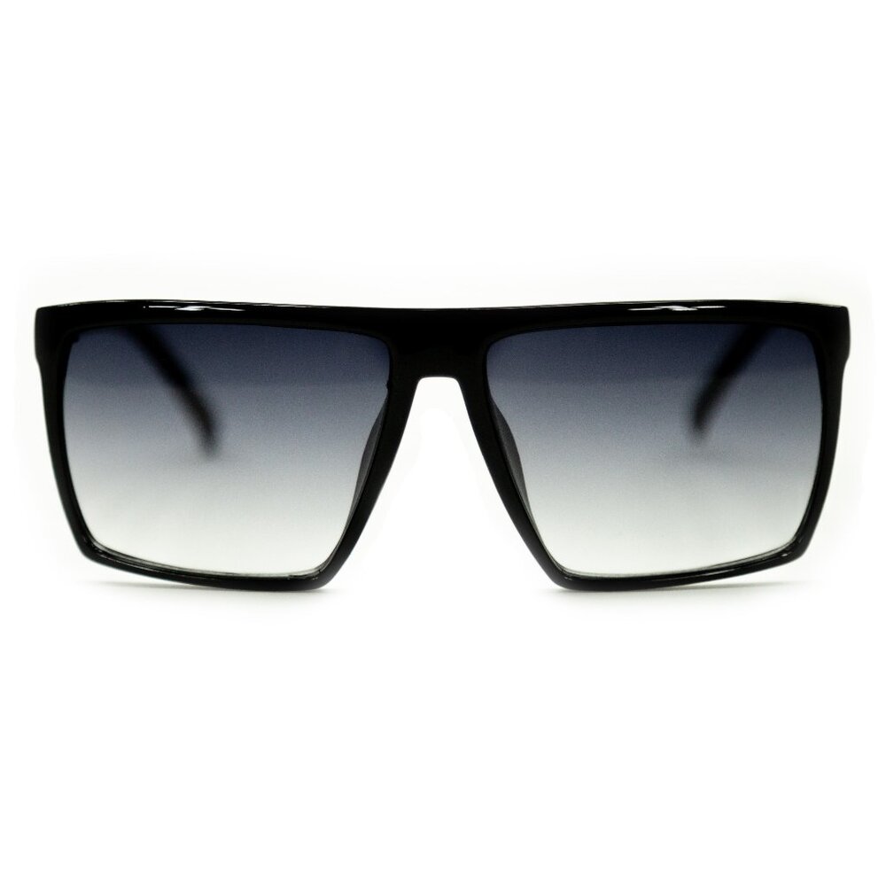 NEW Square Frame Women Sunglasses with %100 UV Protection - Gradient Purple Lens